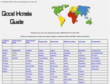 Tablet Screenshot of good-hotels-guide.com